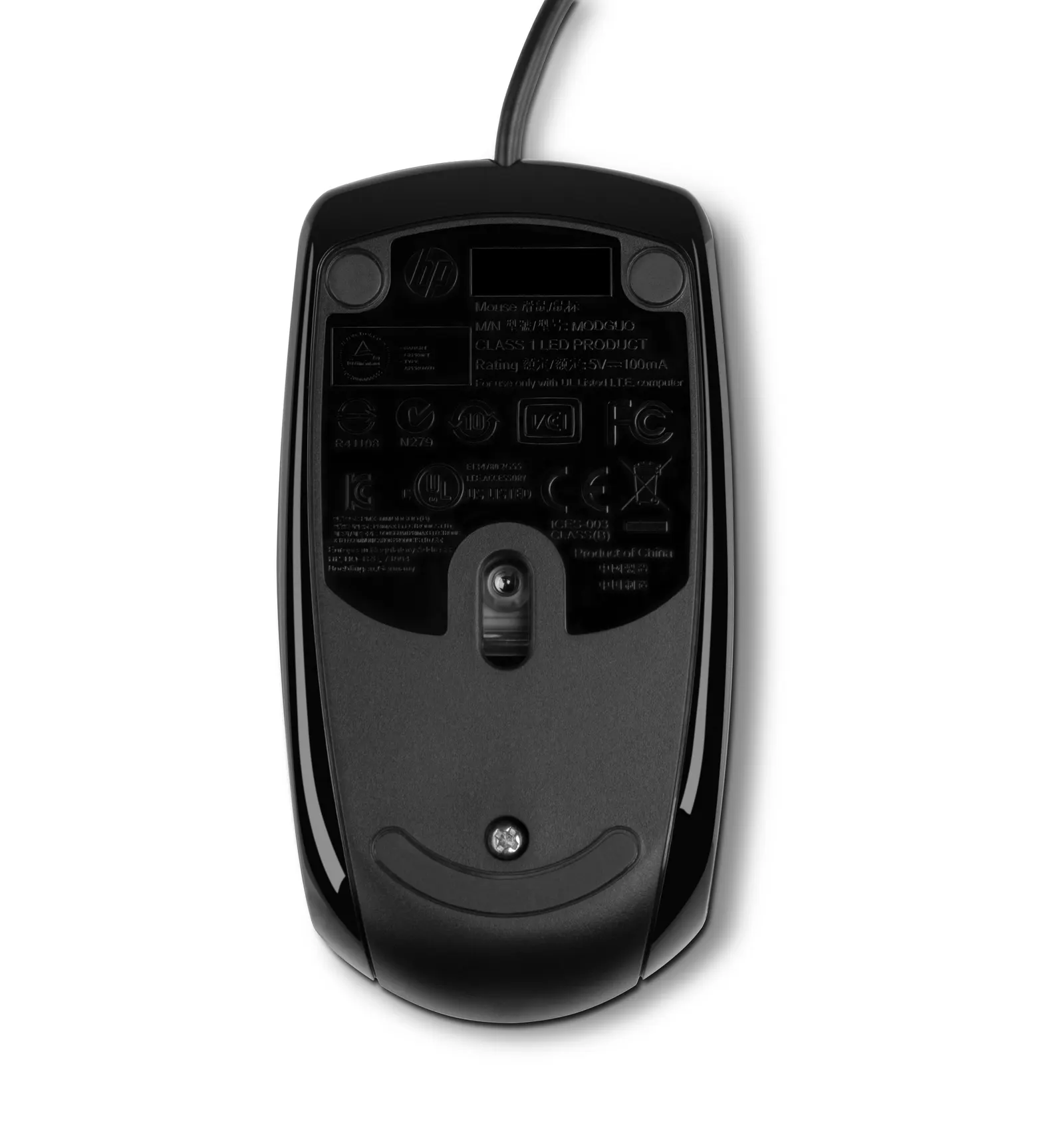 მაუსი HP X500 E5E76AA Wired Black