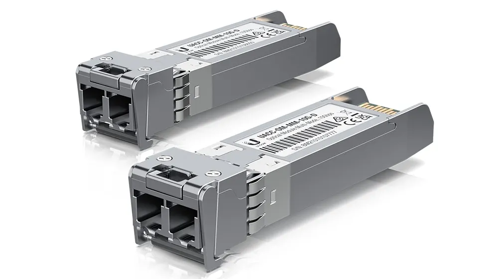 10G SFP+ Multi-Mode Optical Module (2-Pack), Ubiquiti UACC-OM-MM-10G-D-2