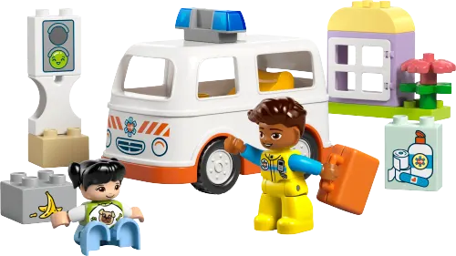 კონსტრუქტორი LEGO DUPLO Classic Ambulance with Driver 10447