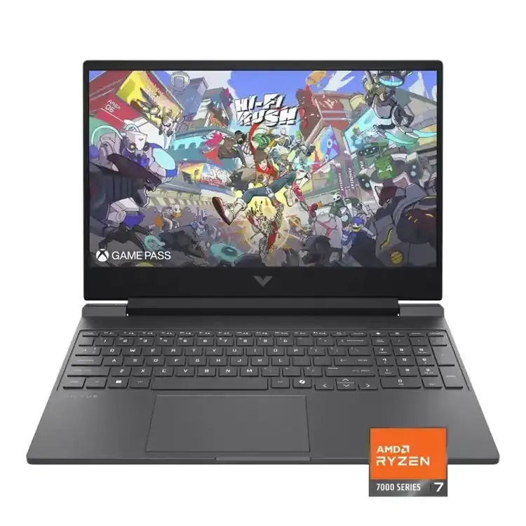 VICTUS HP, Notebook, 15.6" FHD at 144Hz, IPS/AMD 7-7445HS/16GB DDR5/512GB SSD/RTX 4050 6GB/Black/W11H/1Yw.