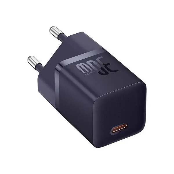 დამტენი Baseus GaN5 Mini Fast Charger 30W Purple