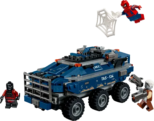 კონსტრუქტორი LEGO Super Heroes Spider-Man Prison Transport Chase 76349