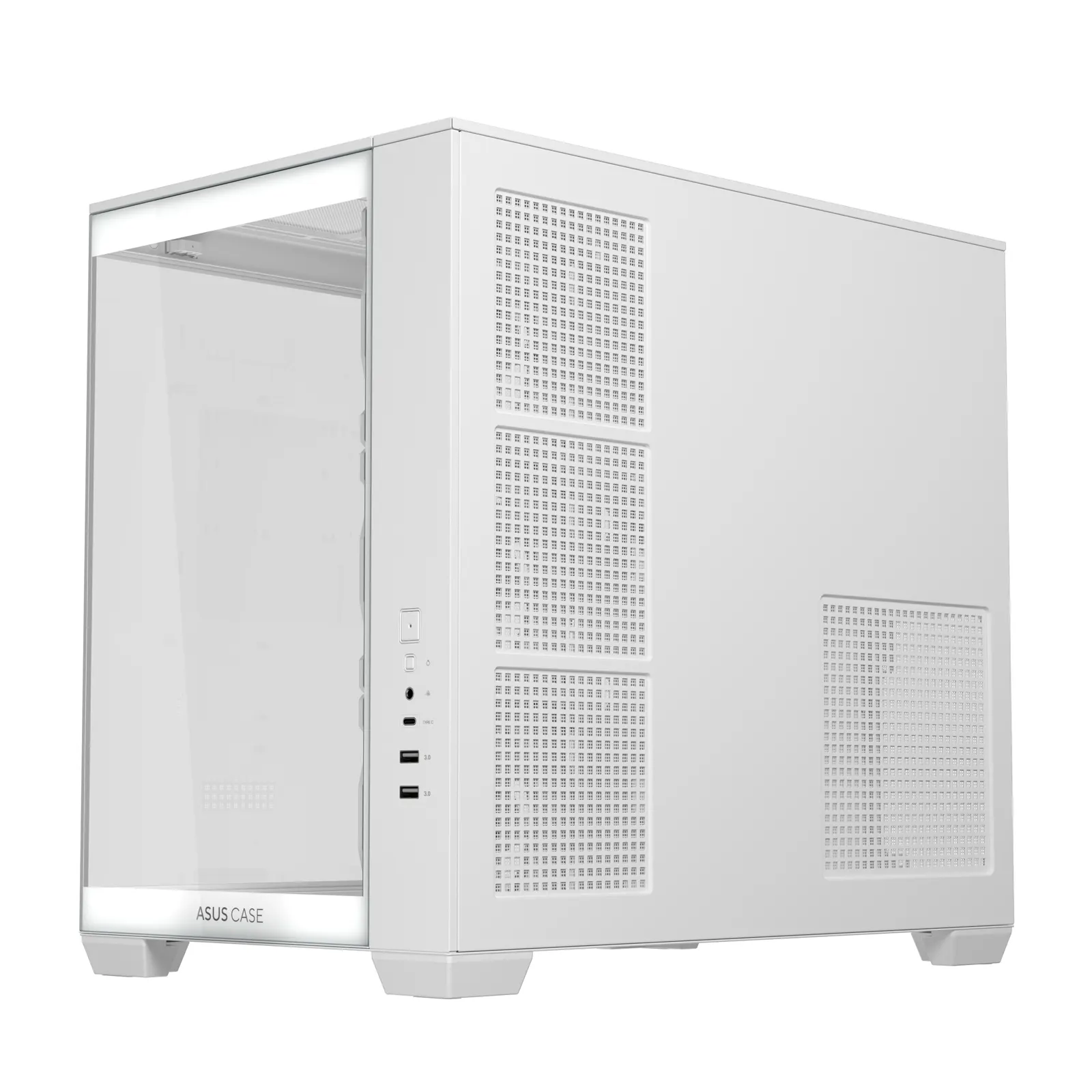ქეისი ASUS A32 PLUS TG ARGB – Mid Tower | ATX/mATX/Mini-ITX | TG | 4×120mm ARGB Fans | GPU 420mm | CPU Cooler 165mm | 360mm Radiator | White