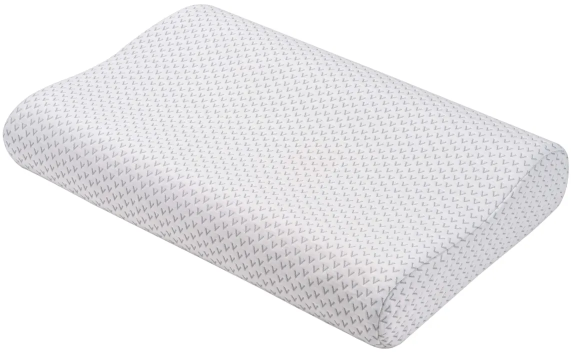 ორთოპედიული ბალიში Ardesto Contour pillow Sleepwell, 60x40x11/9cm, aircell memory foam, white