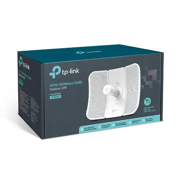 TP-LINK, CPE610, 300Mbps Wireless 5GHz Outdoor