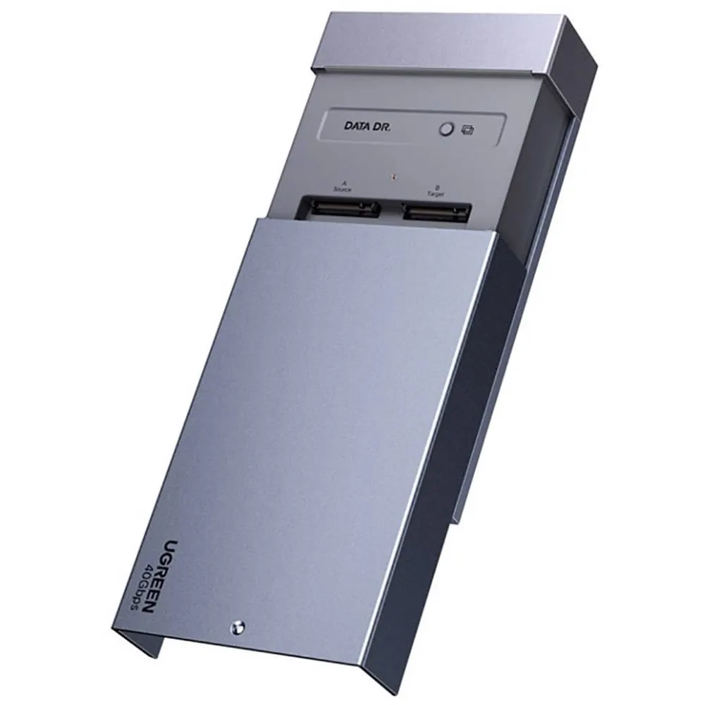 UGREEN CM847 (65733EU) გარე მყარი დისკის ქეისი M.2 NVMe USB4 SSD - 40 გბ/წმ, ნაცრისფერი