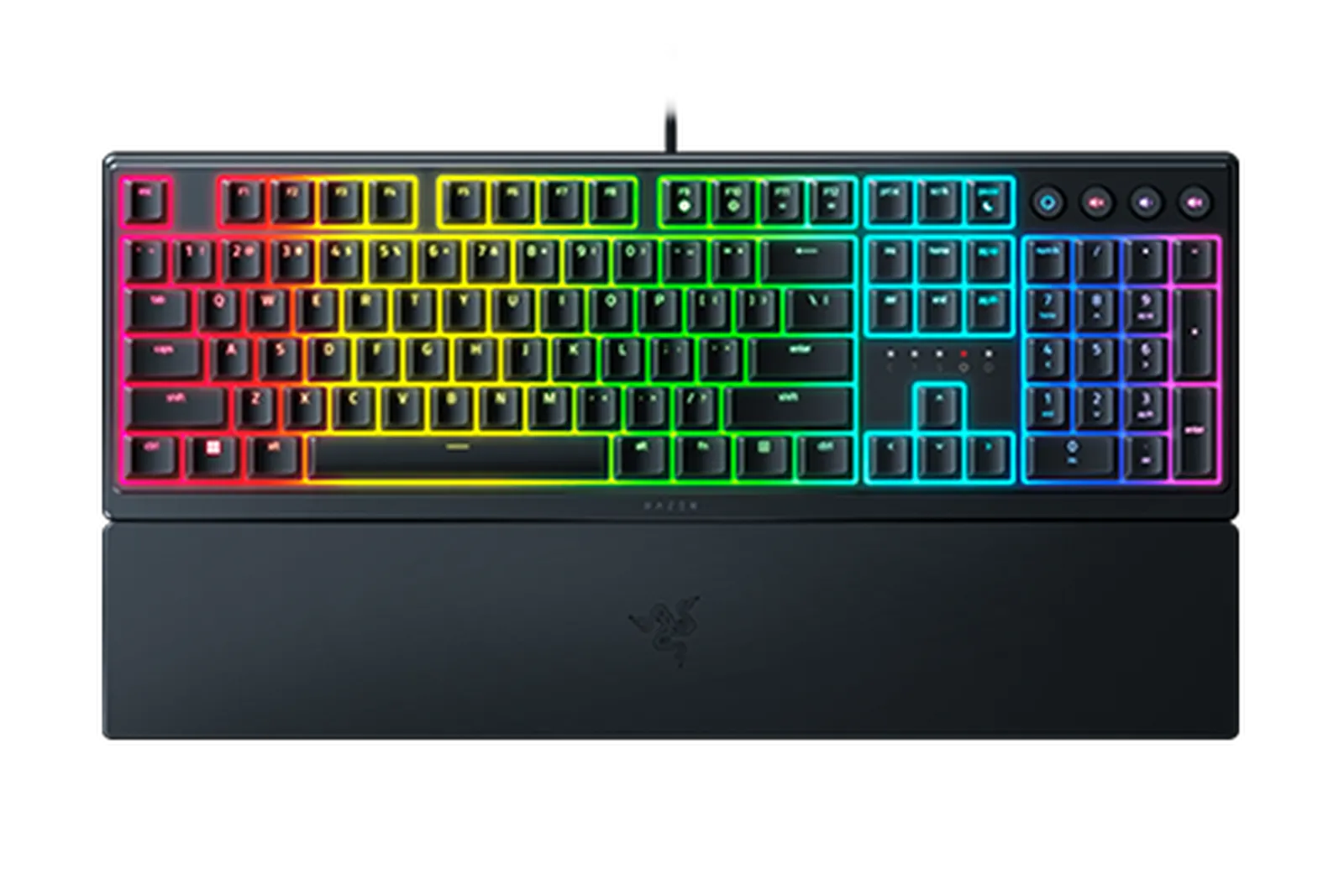 Razer Keyboard Ornata V3 RGB 104key Mecha-Membrane Switch USB EN, black