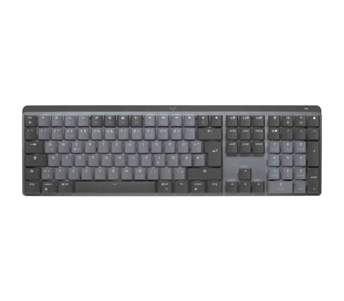logitech, MX Mechanical Clicky, Keyboard Graphite