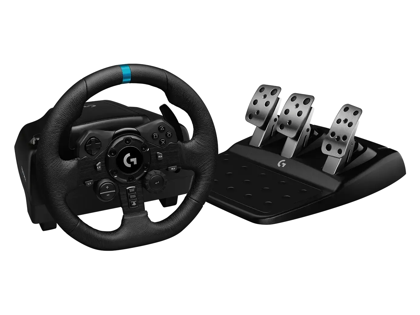 G923, LOGITECH Racing Wheel and Pedals - PC/PS - BLACK - USB - L941-000149