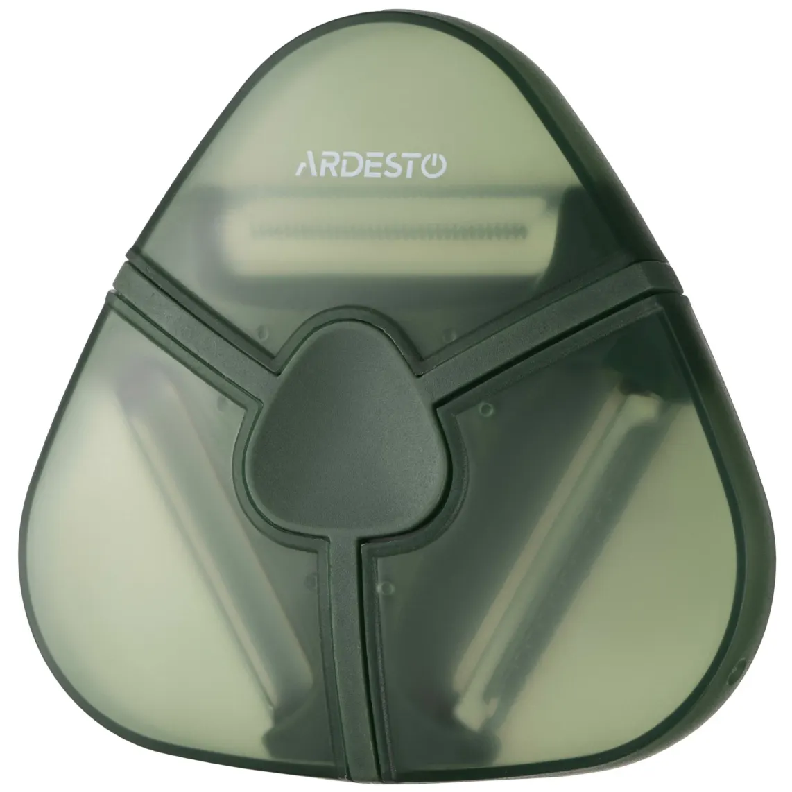 Ardesto Peeler 3 in 1 with case Gemini, stainless steel, plastic, green