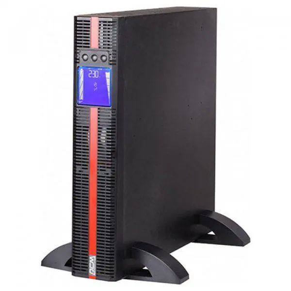 POWERCOM, MRT-2000, 2000VA/2000W, Online, Automatic and manual internal bypass, Black.