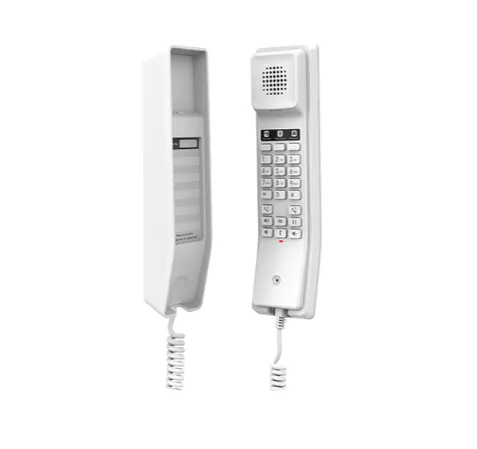 Grandstream GHP610, White Compact Hotel IP Phones, 2 lines, 2 SIP accounts, One 10/100 Mbsps Ethernet ports, PoE, No PSU included