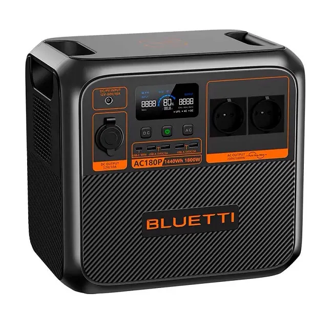 პორტატული კვების სადგური Bluetti AC180P Portable Power Station 1800W/1440Wh