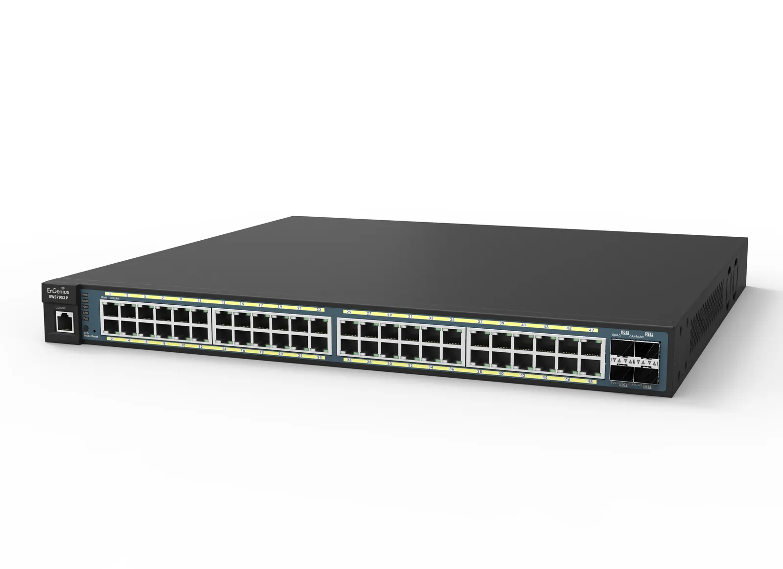 Wireless Management 50AP 48-port GbE PoE.at Switch 410W 4SFP L2 19i