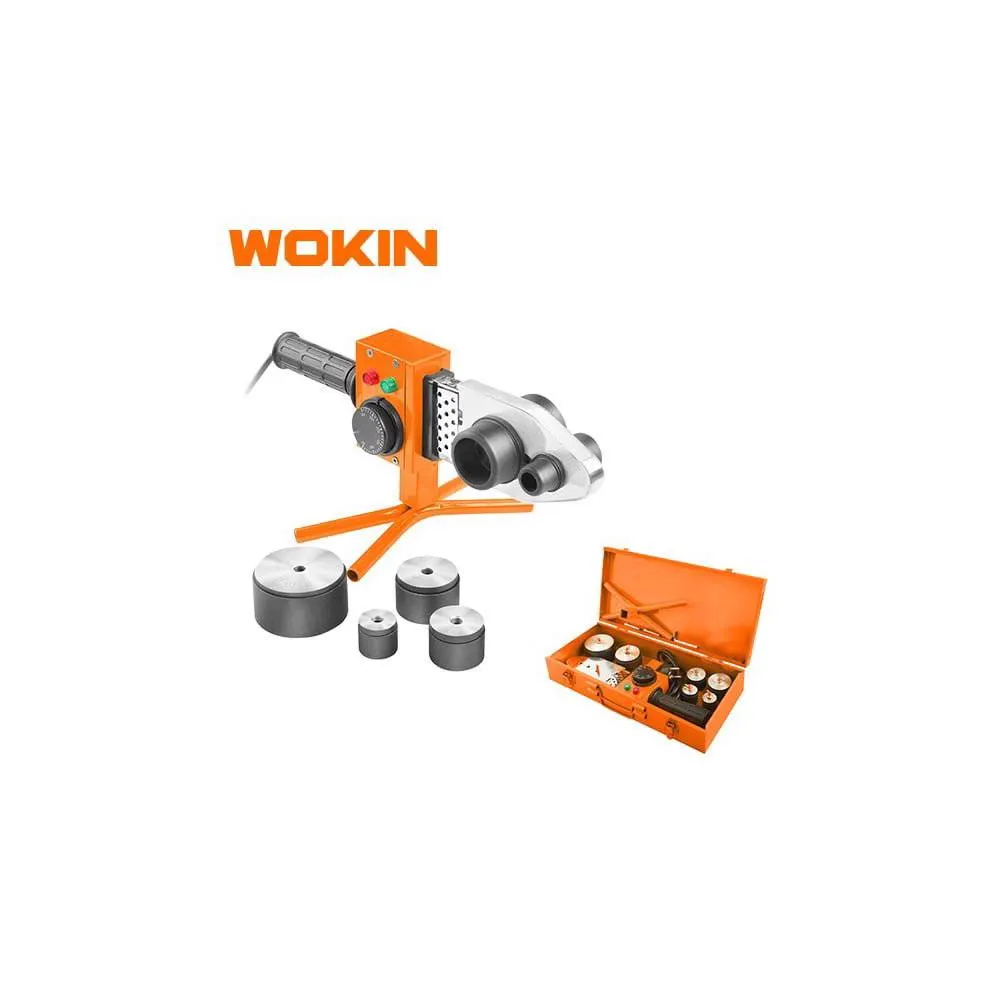 მილების შესადუღებელი უთო Wokin 333508, 800W, PP-R Pipe Welding Machine Set, Orange/Silve
