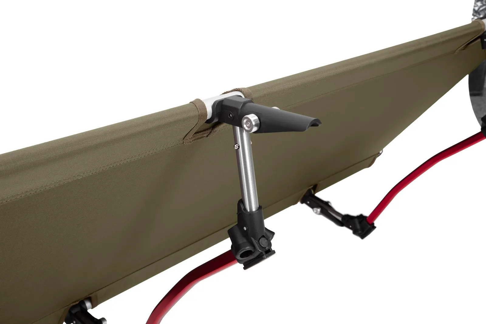 საკემპინგე აღჭურვილობა 2E Folding bed FB Lite with height adjustment, 190x66x18-38cm, 3kg, green