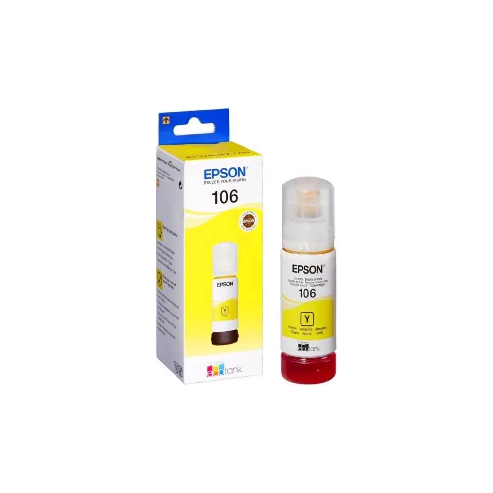 კარტრიჯი EPSON ORIGINAL (C13T00R440) I/C (y) 106 ECOTANK YELLOW INK BOTTLE L7180
