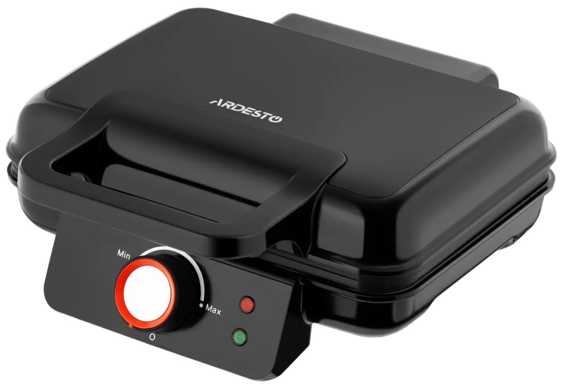 ვაფლის აპარატი ARDESTO Waffle iron 1200W, device body-plastic, black