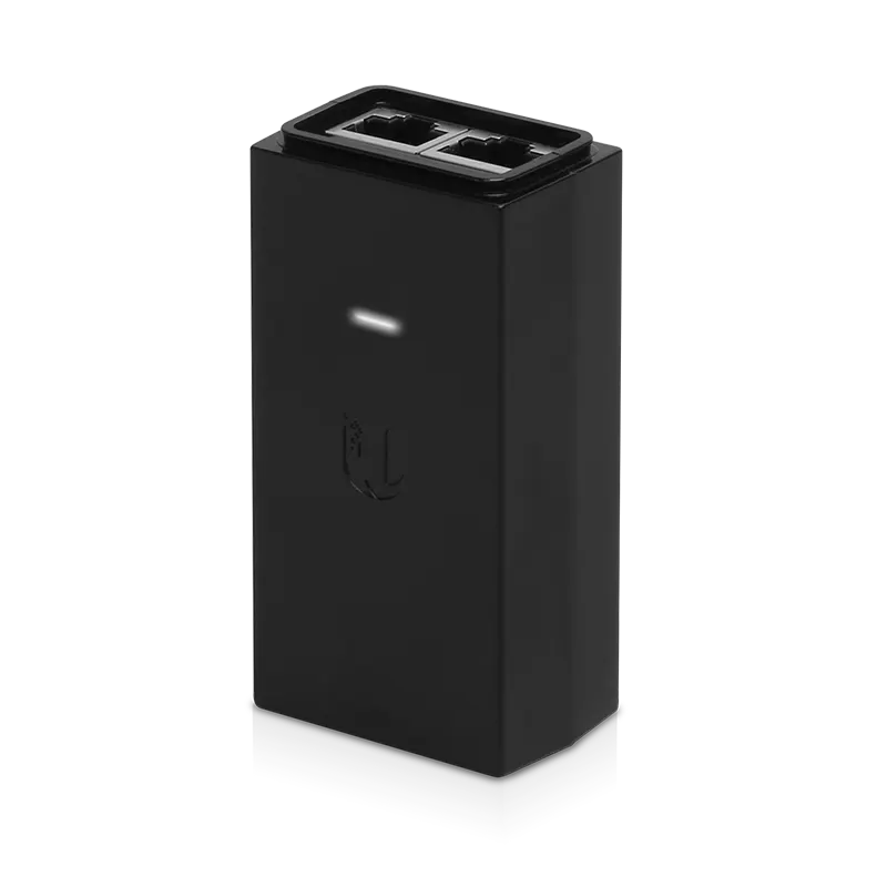PoE ადაპტერი, 24VDC, 24W, GbE, Ubiquiti POE-24-24W-G-EU