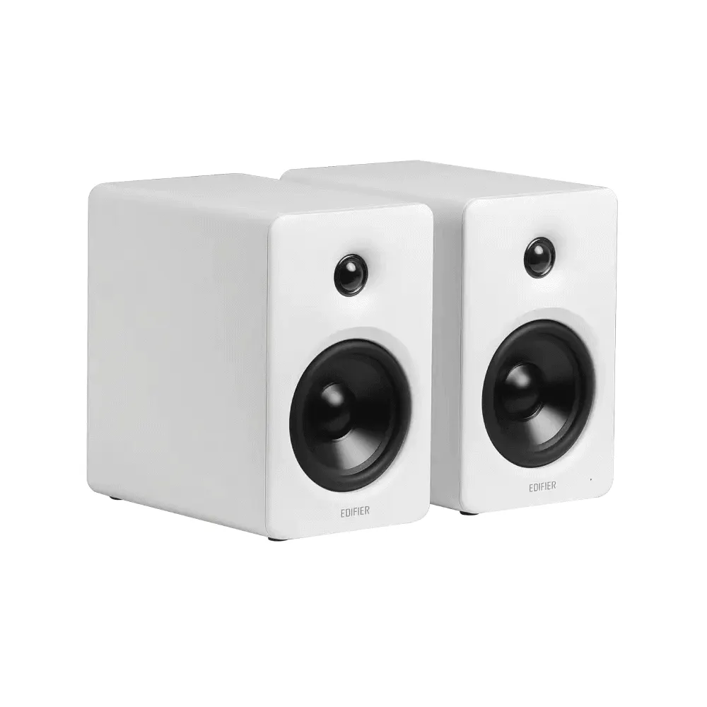 Edifier M90, 100W, HDMI eARC, Optical, Type-C, AUX, Bluetooth, Compact Active Speaker, White