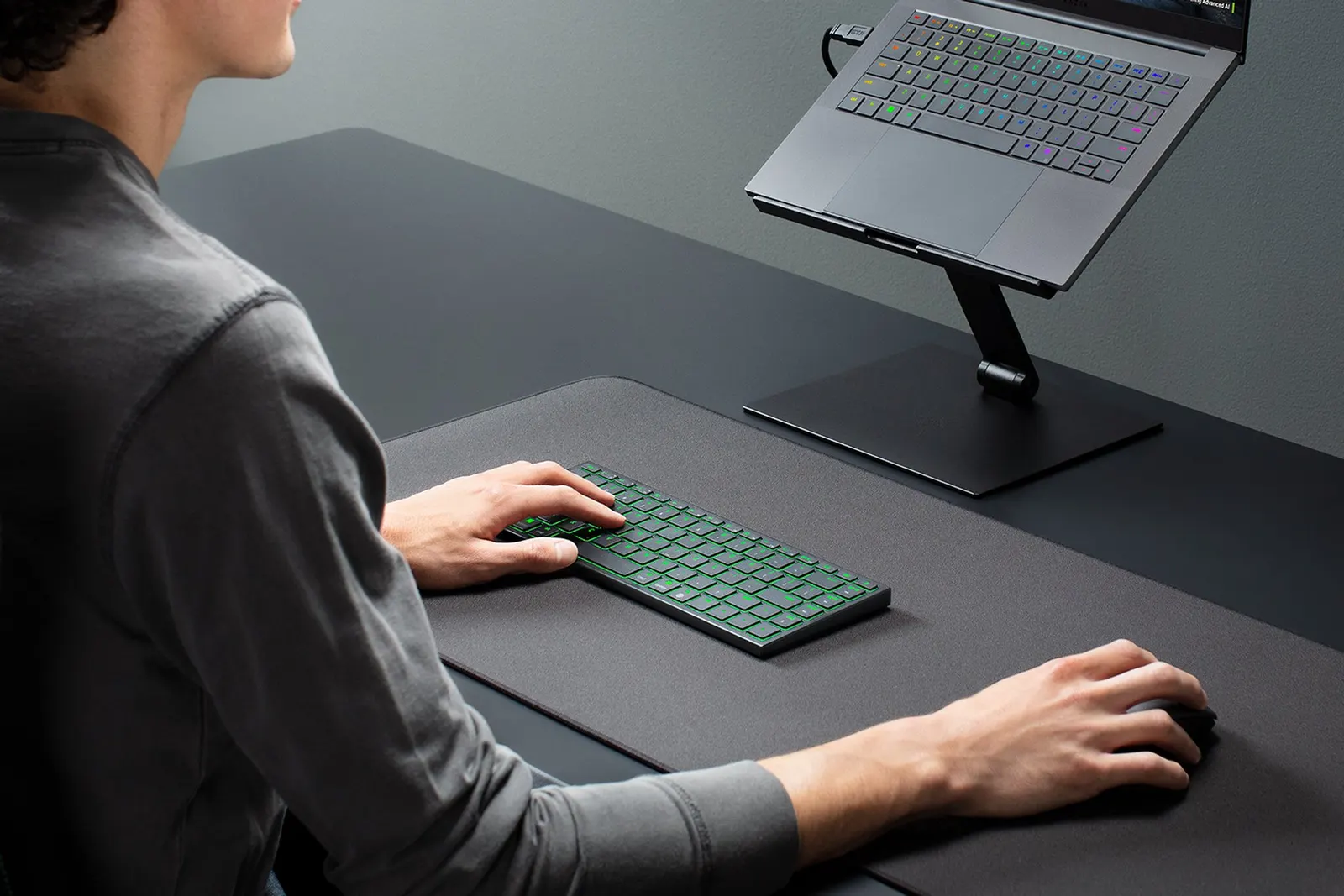 კლავიატურა Razer Keyboard Joro Ultra Low-Profile, 86key, BT, EN, RGB, black