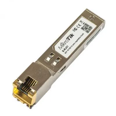 1.25 გბ/წმ SFP-დან 1 გბ/წმ Rj45-ზე გადამყვანი მოდული, MikroTik S-RJ01