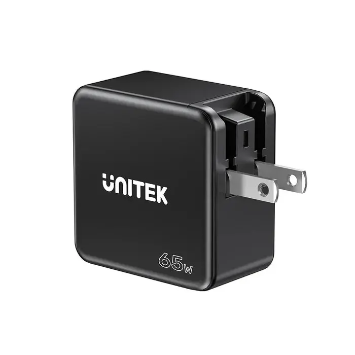P1117B, UNITEK, Power Supply, 65W, 2xType-C 65w, USB QC 3.0 30W.