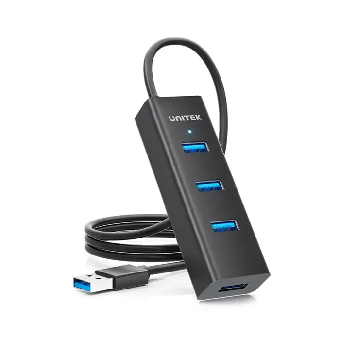 Y-3089V02, UNITEK, 4-Port USB-A 5Gbps Hub with 1.2M Cable Length