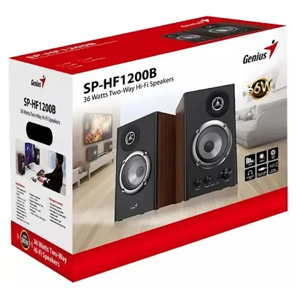 დინამიკი Genius, SP-HF1200B Speaker Wood/Black
