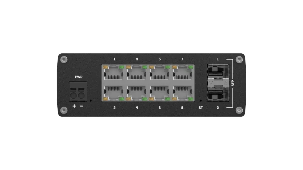 L2 managed Switch 8 10/100/1000, 2 SFP ports, Teltonika TSW212
