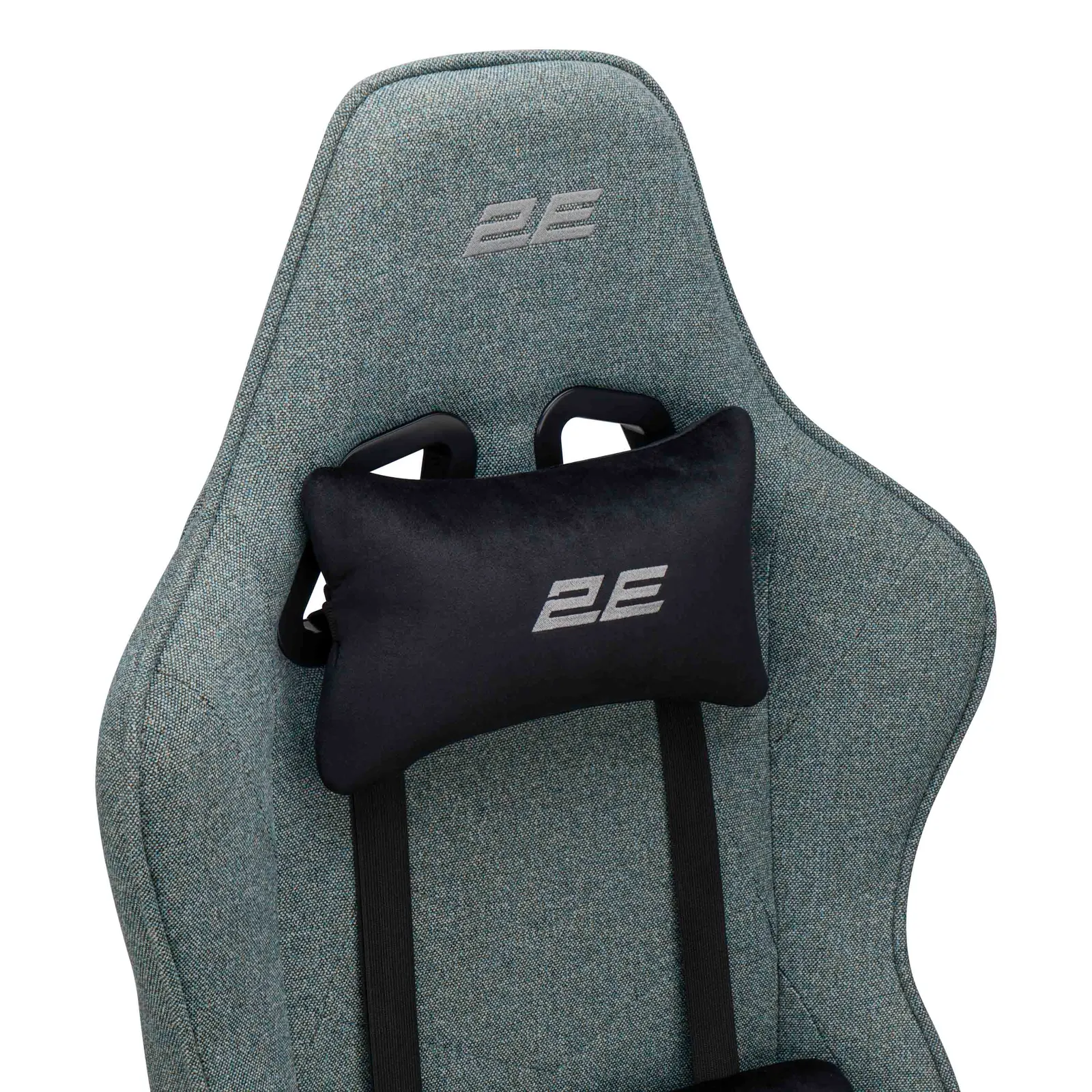 გეიმერული სავარძელი 2E GAMING Chair BUSHIDO Lite, fabric, 2D-Armrests, dark green
