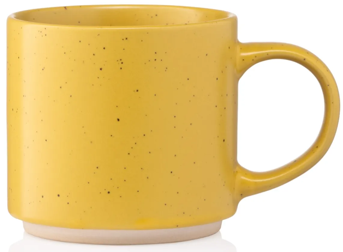 კათხა Ardesto Mug Alcor, 420ml, ceramics, yellow