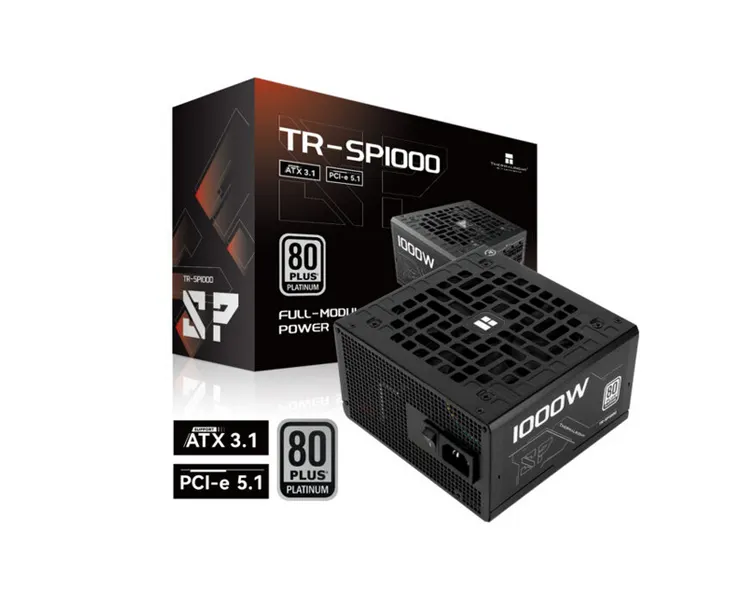 კვების ბლოკი THERMALRIGHT TR-SP1000 1000W 80 PLUS PLATINUM ATX 3.1 Full-Modular