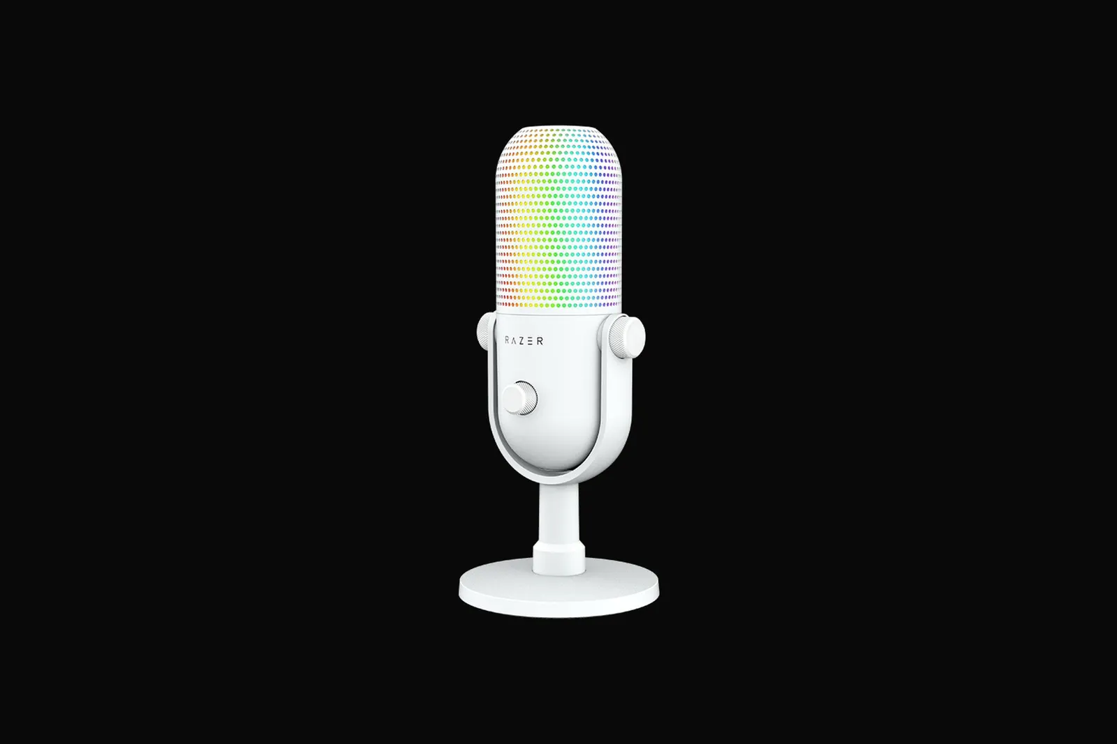 Razer gaming microphone Seiren V3 Chroma, Uni, RGB, USB-A, 2m, white