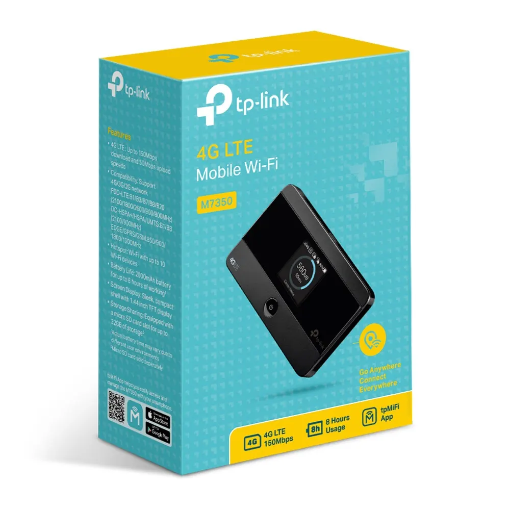 LTE როუტერი TP-Link M7350 4G LTE Mobile Wi-Fi