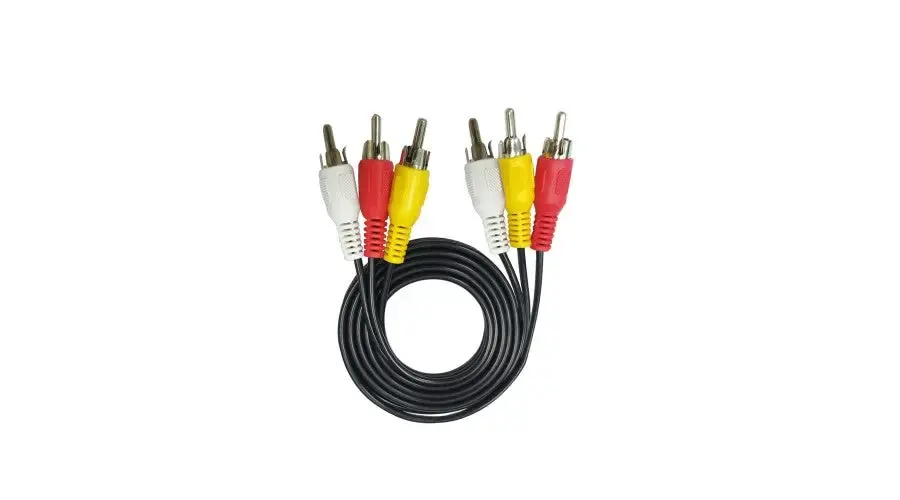 KDAVRCA1004,KINGDA stereo cable,3 RCA to 3 RCA,1.8m