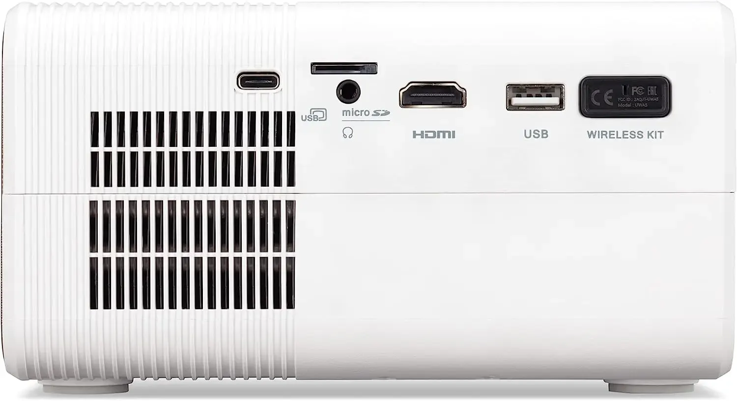 პროექტორი MR.JU411.001, Aopen QF12 LED -Projection system LCD -Wireless Projection, HDMI, MicroSD, Native FHD