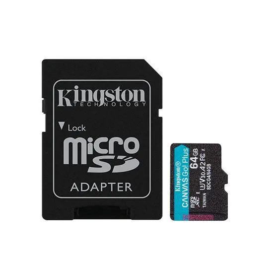 Kingston,SDCG4, 64GB, Canvas Go Plus Memory Card