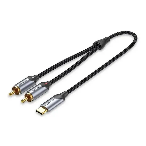 აუდიო კაბელი VENTION USB Type-C to 2RCA Cable 1M