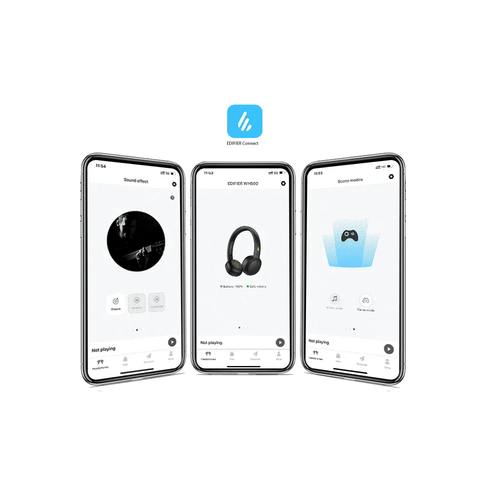 Headphones Edifier WH500WH, Headset, Wireless, Bluetooth, White
