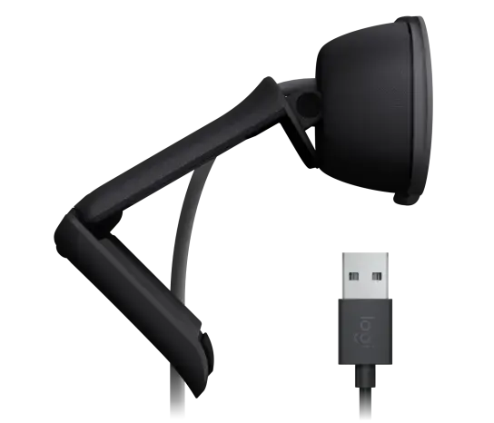 logitech, BRIO 100 Webcam Black