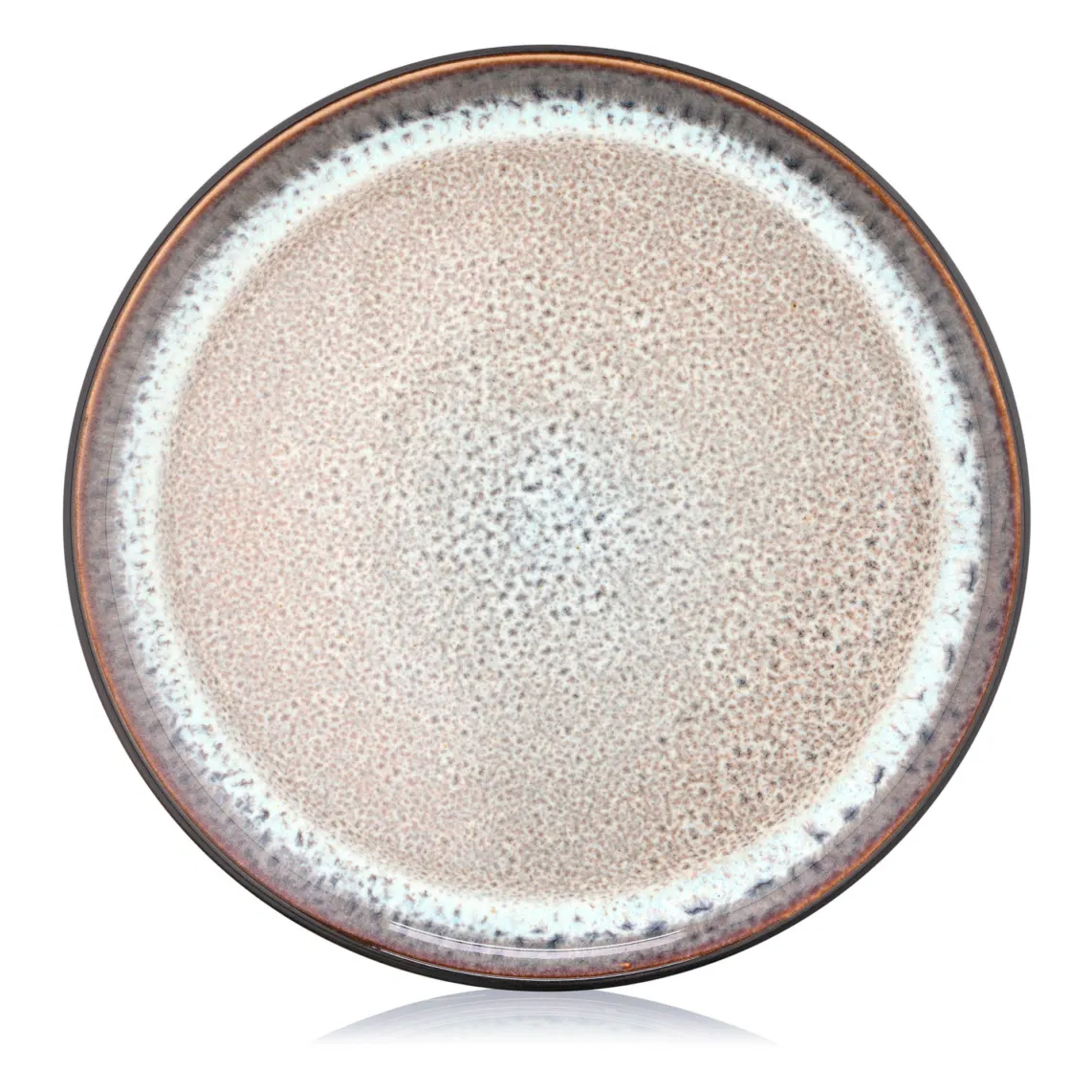 თეფში Ardesto Dessert plate Bolzano, 20.3cm, ceramic, black-brown