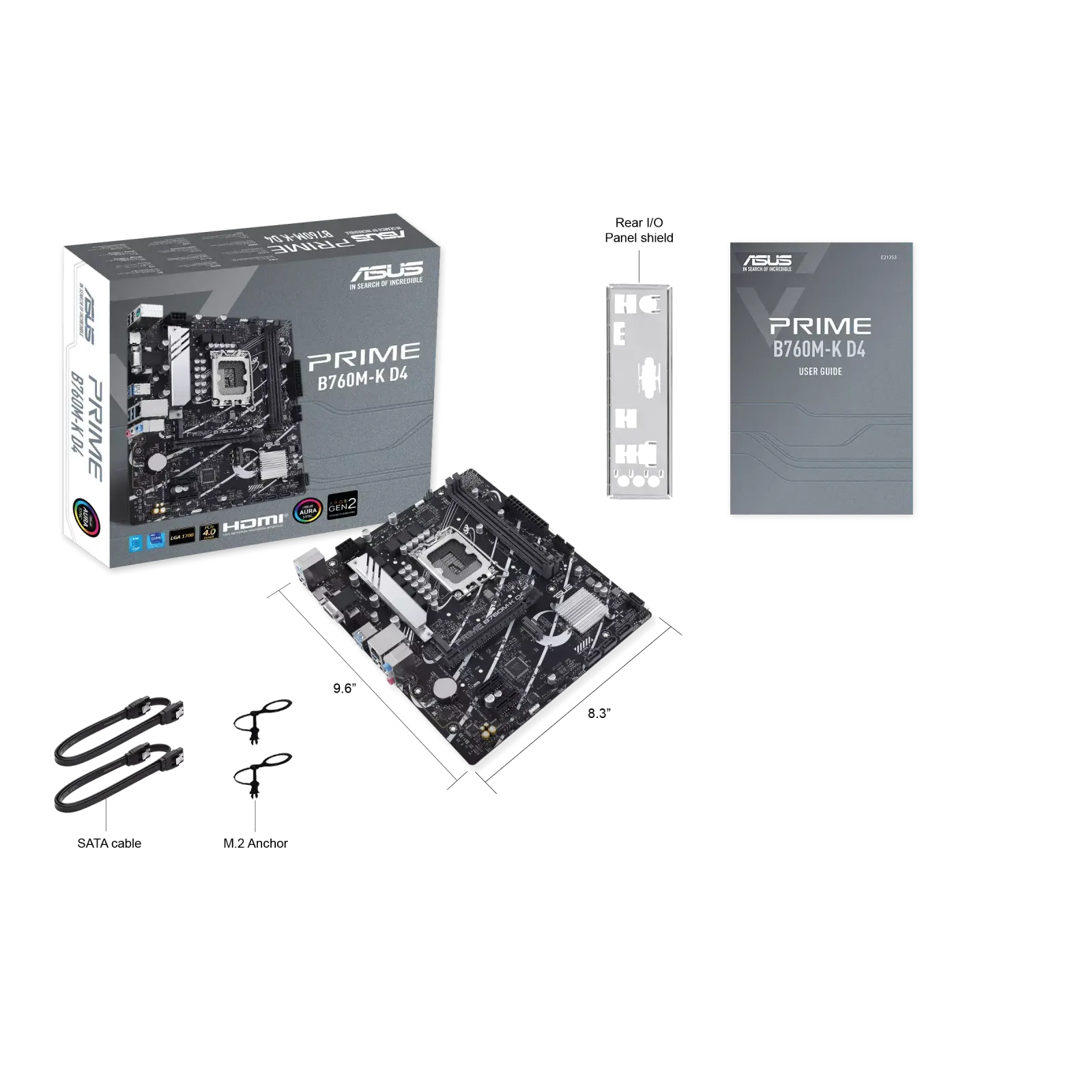 დედაპლატა ASUS, PRIME B760M-K D4