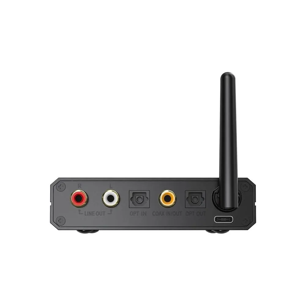 DAC მიმღები FiiO BR13 Type-C, Optical, Coaxial, RCA, Hi-Res Bluetooth DAC Audio Transceiver Black