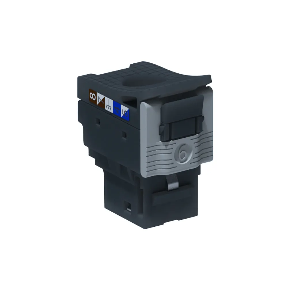 ქისტონი Modular jack RJ45 CAT 6 UTP KEYSTONE (X24)