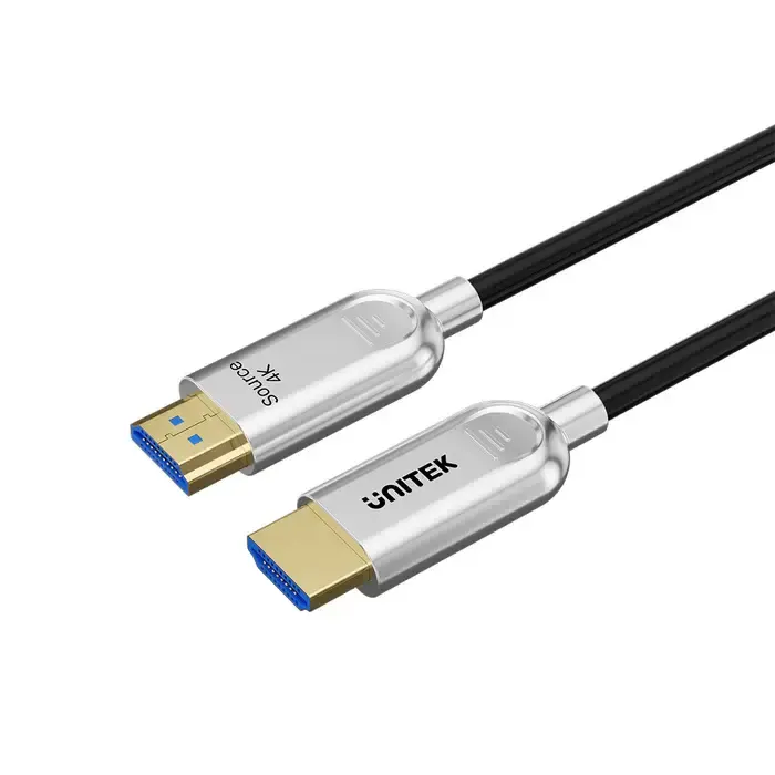 HDMI კაბელი C11092A, UNITEK, Cable, HDMI2.0 Active Optical Male to Male Cable 60M,.