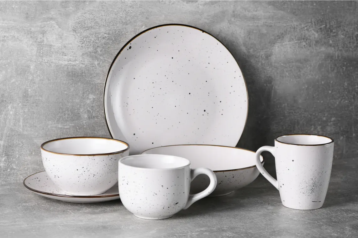 თეფში Ardesto Dinner plate Bagheria Bright white, 26cm, ceramics, white