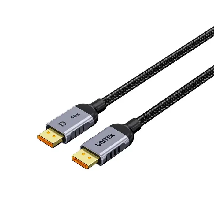 C1626GY01-2M, UNITEK, 2M DisplayPort 2.1 Cable 16K 60Hz & 8K 120Hz