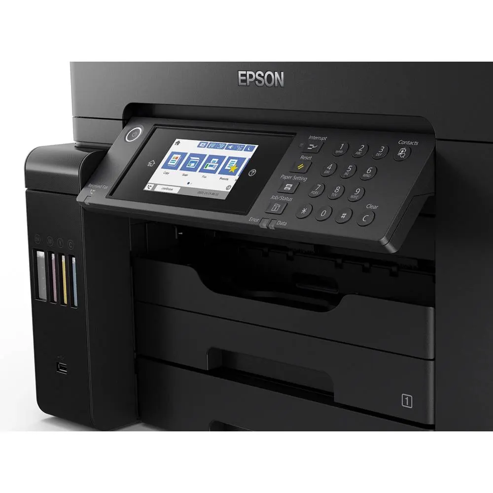 პრინტერი Epson C11CH71404 L15160 CIS, MFP, A3, WiFi, LAN, USB, Black