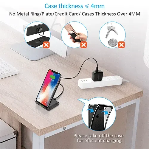 Choetech T524-S 10W Fast Wireless Charging Stand